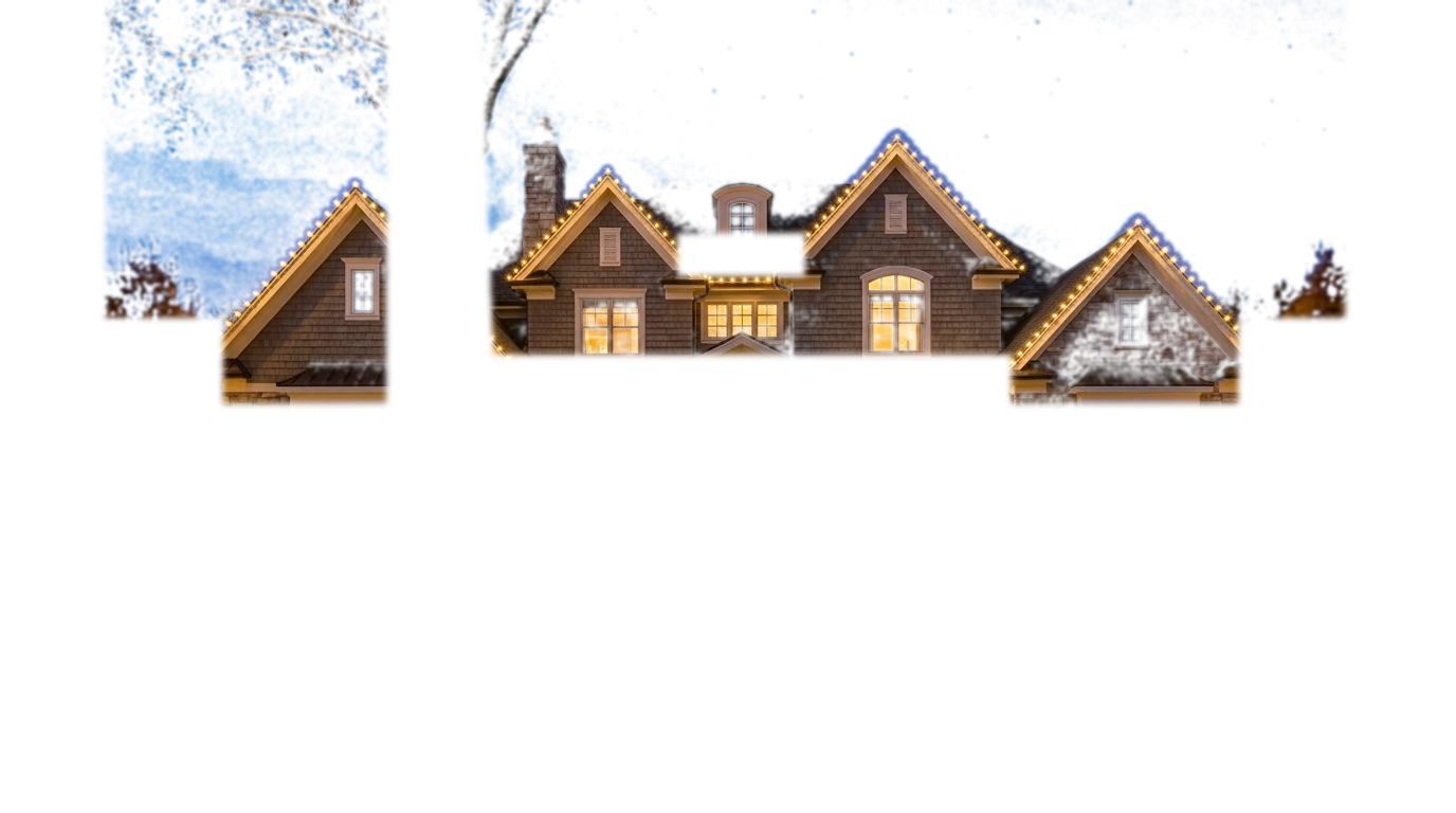 Peaks and gables lighting